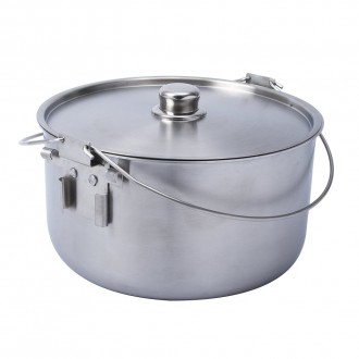 Nerezový kotlík Origin Outdoors HORDEN 10 L dvojité držadlo + nožičky