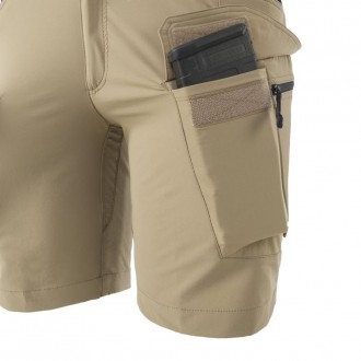 Dámské kraťasy Helikon-Tex® OTS® VersaStretch® Lite 8,5" KHAKI/BLACK