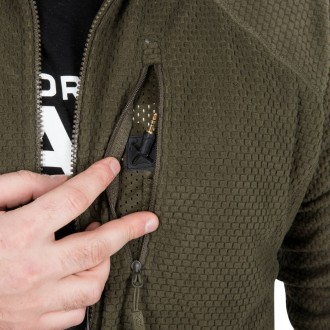 Mikina Helikon-Tex® ALPHA TACTICAL ZELENÁ
