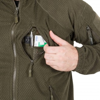 Mikina Helikon-Tex® ALPHA TACTICAL ZELENÁ