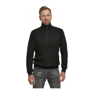 Svetr Brandit Marine Pullover Troyer černý