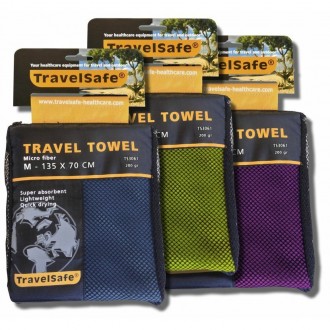 Ručník TravelSafe Microfiber Towel M royal blue