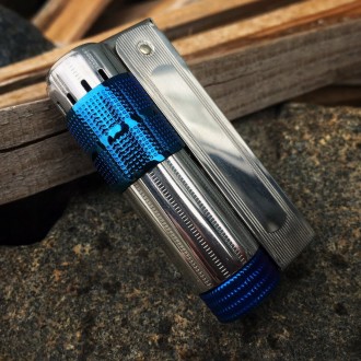 Zapalovač benzínový  "Rakušák" Blue sky