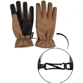 Rukavice Mil-tec SOFTSHELL THINSULATE™ COYOTE