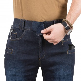 Kalhoty Helikon-Tex® riflové taktické GREYMAN JEANS®