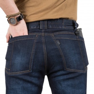 Kalhoty Helikon-Tex® riflové taktické GREYMAN JEANS®