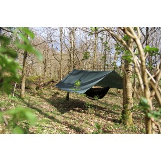 Bivakovací plachta SuperLight, 3x2,9m, 520g, oliva zelená, DD Hammocks