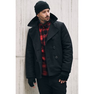Kabát Brandit Pea Coat šedý
