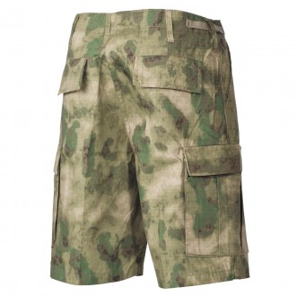 Kraťasy MFH BDU HDT Camo green rip-stop