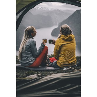 Mikina Bergans Hareid Fleece W Jacket Aluminium