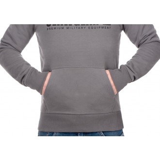 Mikina Clawgear Logo Hoodie Wolf Grey