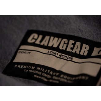 Mikina Clawgear Logo Hoodie Wolf Grey
