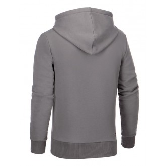 Mikina Clawgear Logo Zip Hoodie Wolf Grey