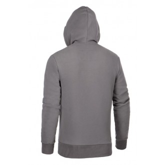 Mikina Clawgear Logo Zip Hoodie Wolf Grey