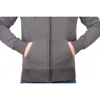 Mikina Clawgear Logo Zip Hoodie Wolf Grey