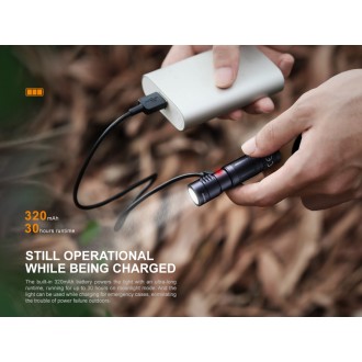 Nabíjecí baterka Fenix E05R černá