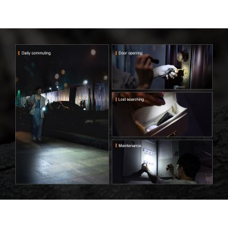 Nabíjecí baterka Fenix E05R černá