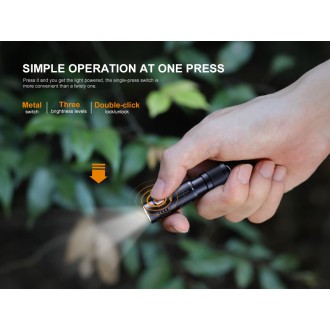 Nabíjecí baterka Fenix E05R černá