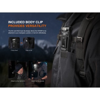 Nabíjecí baterka FENIX SW05R-UV, green