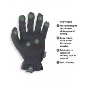 Rukavice Mechanix Women´s FastFit® Covert černé