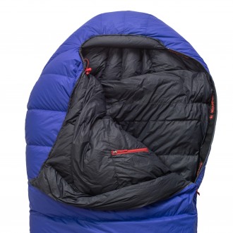 Spacák Warmpeace SOLITAIRE 500 170 cm royal blue/black