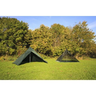 Stan DD Hammocks Superlight Pyramid XXL Tent, rodinná velikost, 4 dobrodruzi