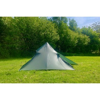 Stan Pyramid Tent Superlight, DD Hammocks, 1+1 Dobrodruh, oliva zelená