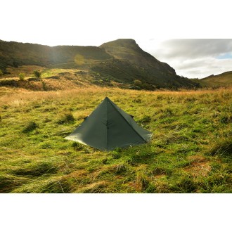 Stan Pyramid Tent Superlight, DD Hammocks, 1+1 Dobrodruh, oliva zelená