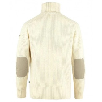 Svetr Fjällräven Övik Roller Neck Sweater M Chalk White
