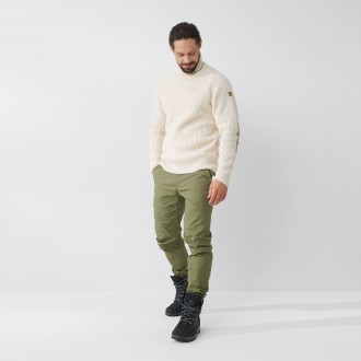 Svetr Fjällräven Övik Roller Neck Sweater M Chalk White