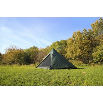 Vnitřní stan DD Hammocks Superlight Pyramid mesh Tent XXL, rodinný, 4 dobrodruzi, oliva zelená
